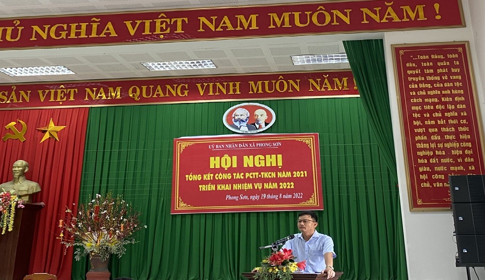 Đ/c Nguyễn Văn Thanh phát biểu chỉ đạo hội nghị 